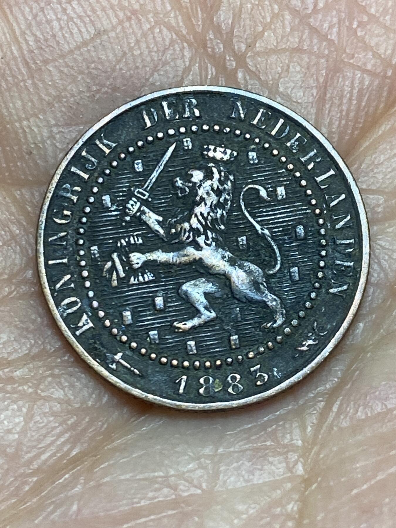 2026年第五场(总第一百七十四场）外国好品散币场(免佣金) 荷兰🇳🇱1883年1分(威廉三世时期，Broadaxe–宽刃斧标)