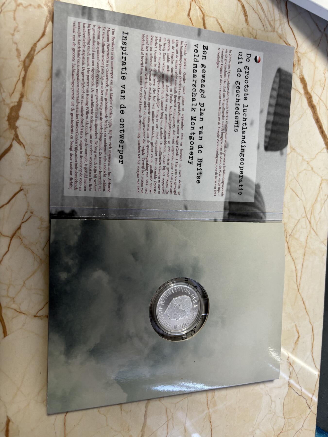 第187期拍卖 荷兰二战花园空降行动精制半盎司纪念银币