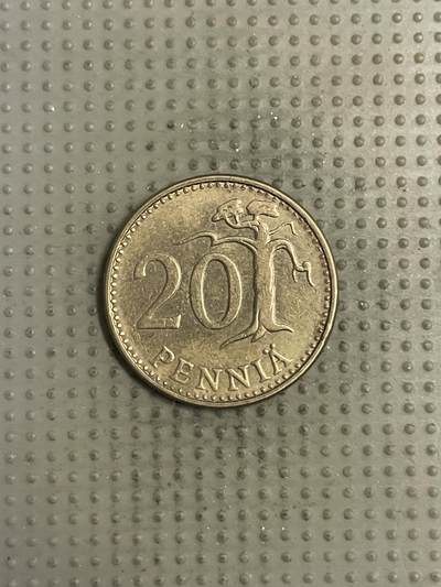 2026年第5场各国散币拍卖（总第155场） - 芬兰1980年20芬尼