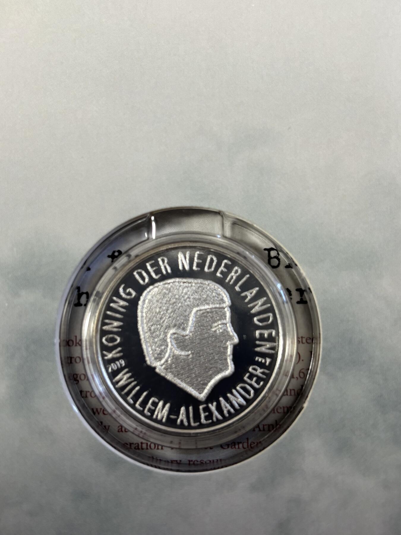 第187期拍卖 荷兰二战花园空降行动精制半盎司纪念银币