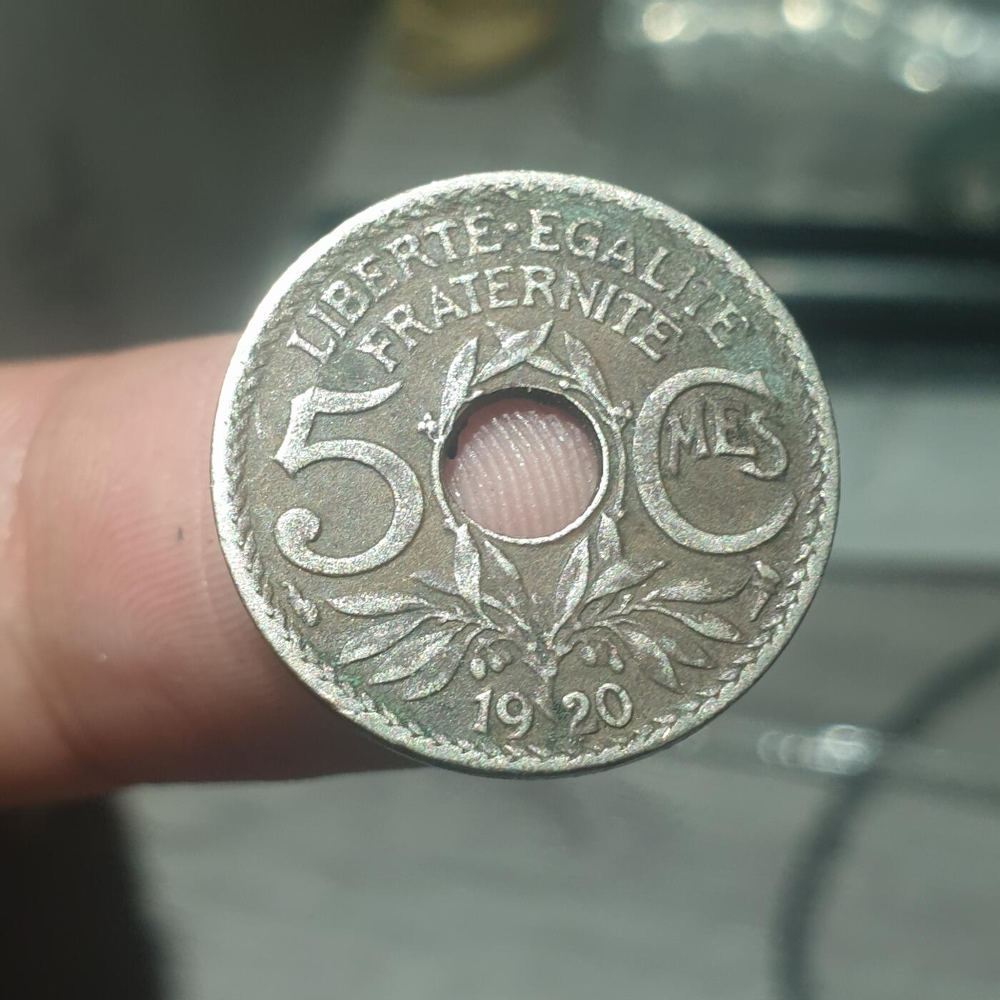 烟海杂币第14场 法国1920年5分