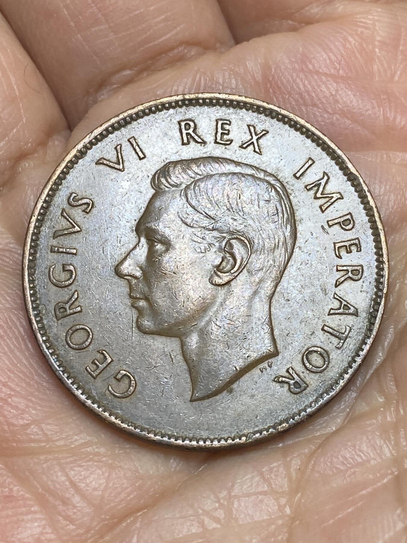 2026年第五场(总第一百七十四场）外国好品散币场(免佣金) 英属南非1942年1便士(乔治六世第一版)