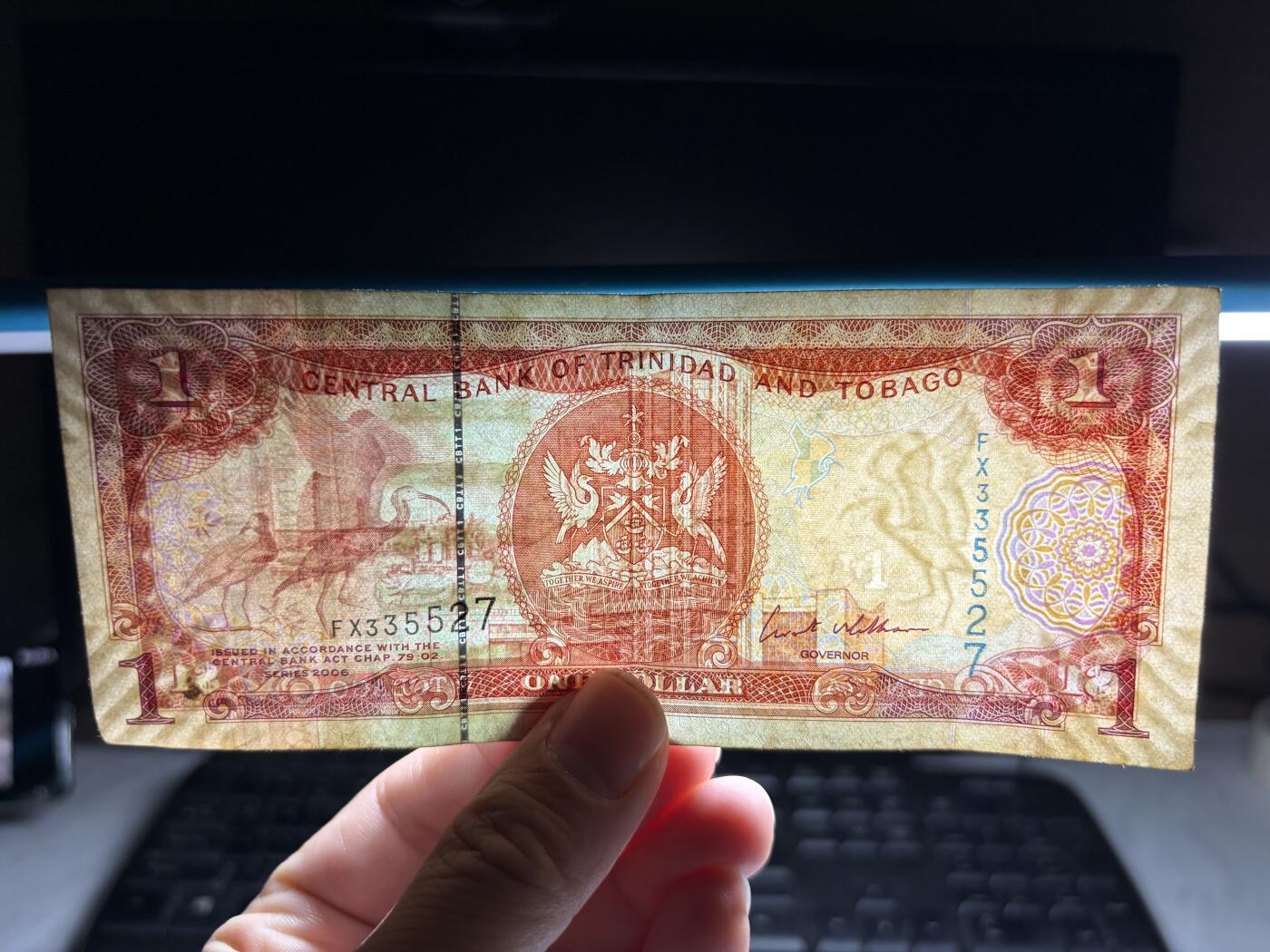 2026年集古藏今外币拍卖第一期-第3场—（总第300拍-纸币专场），本期拍完结算一次，发货时间2-3天，休息几天后继续新的一期拍卖。 2006年特立尼达和多巴哥一元