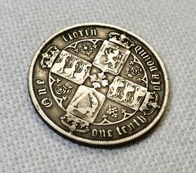 甄臻铺-世界币章拍卖（第46期）送拍享返佣金等优惠多多（1月10日精品场，敬请期待） 1878年英国维多利亚女王哥特式弗洛林，原味好品，图案铭文都比较清晰，此类品相多为流通通货，这种品相已经很难得，凑品种专用，买一个少一个，细节见图