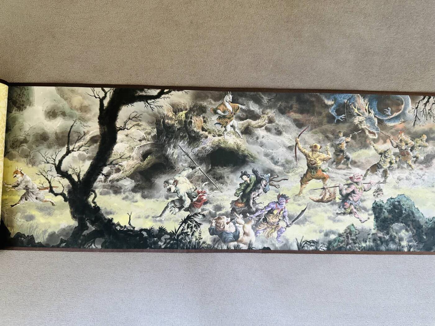 满200包邮！龙虎卡牌-七一场（满200元包邮，无佣金，每周六结拍，欢迎送拍） 【亲签】卷轴 一泡 - 二郎神与梅山六圣