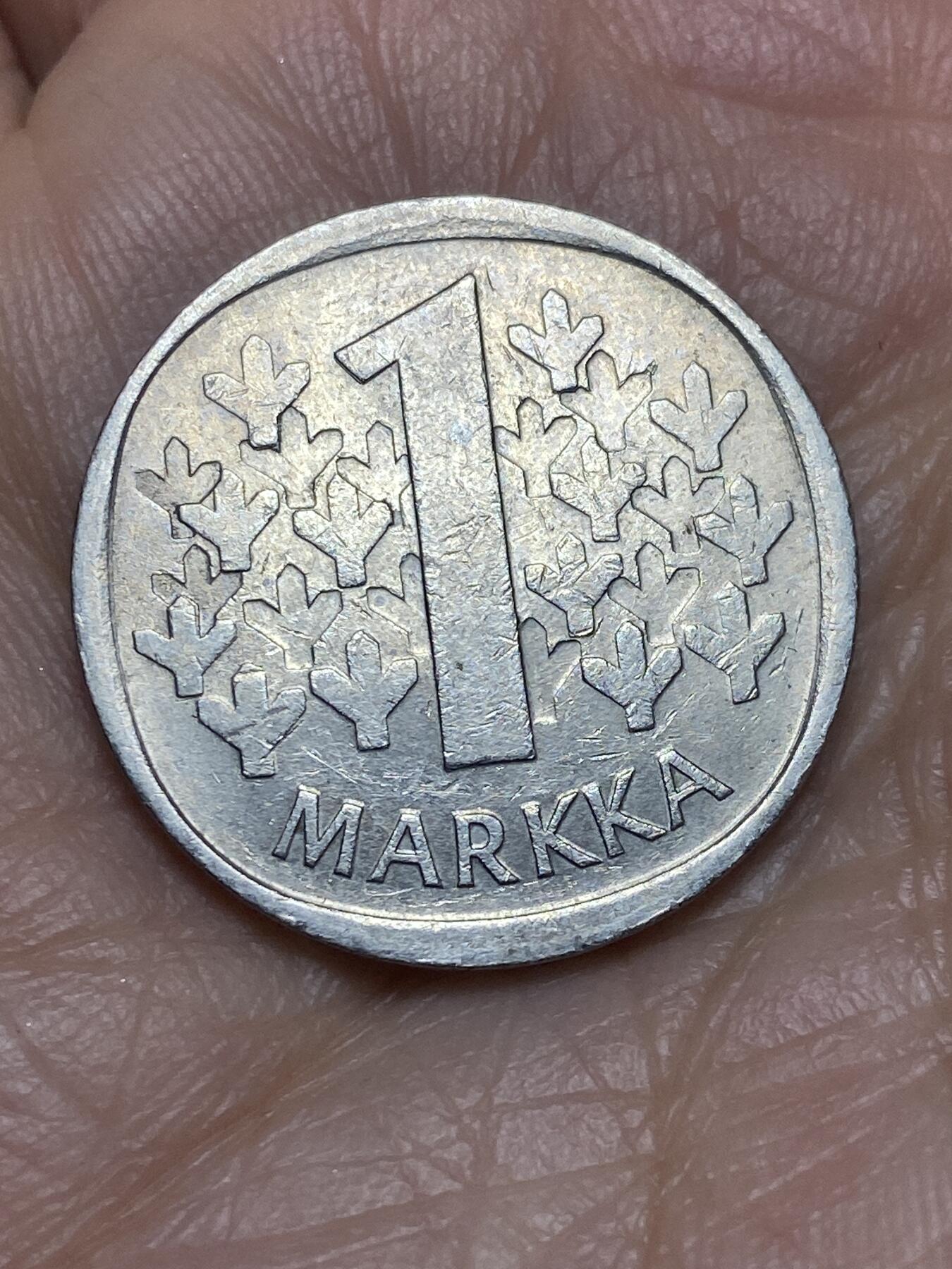 2026年第五场(总第一百七十四场）外国好品散币场(免佣金) 芬兰🇫🇮1982年1马克(K标)