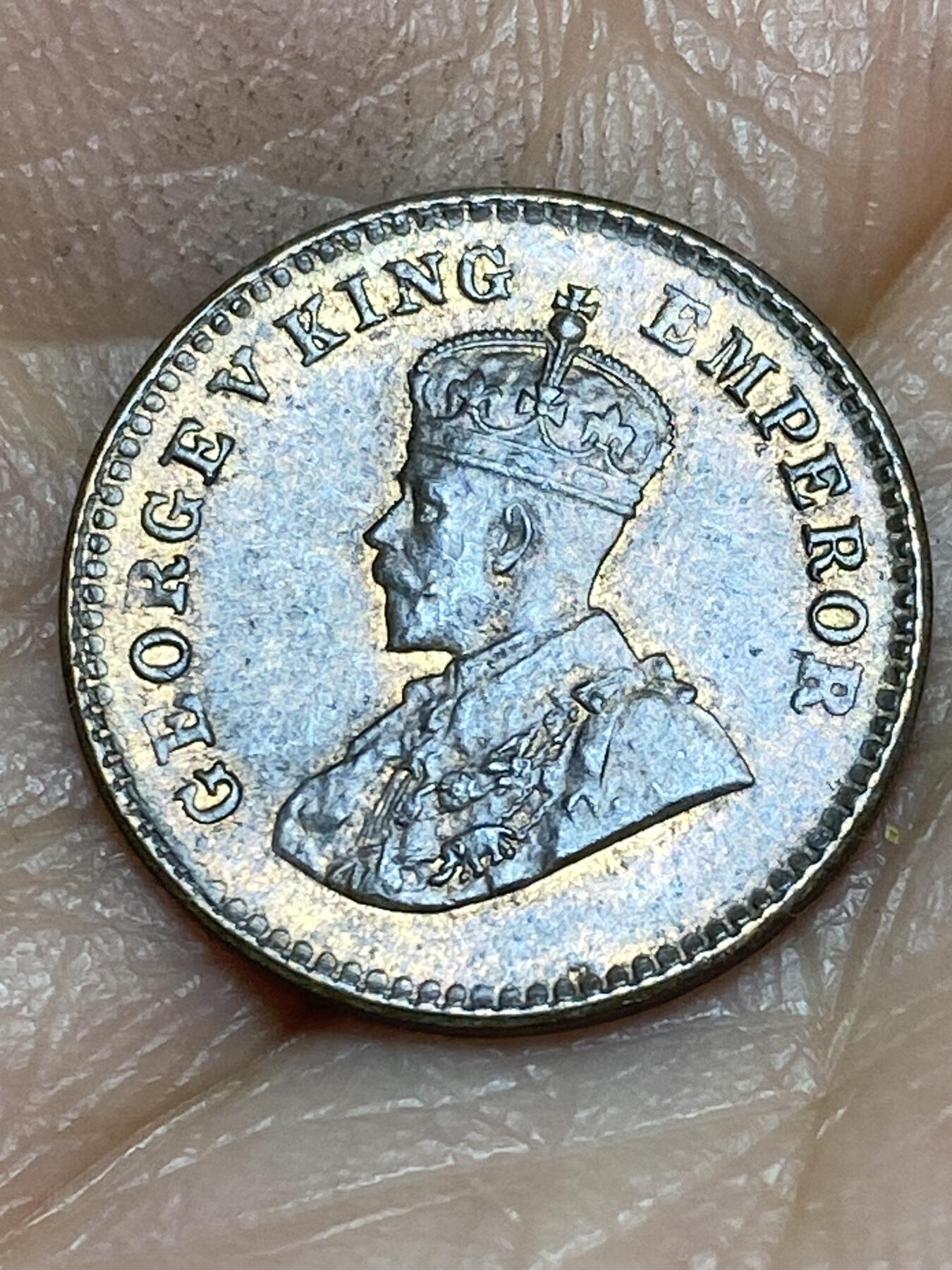 2026年第五场(总第一百七十四场）外国好品散币场(免佣金) 带光好品–英属印度1920年1/12安娜(乔治五世时期，c版加尔各答造)