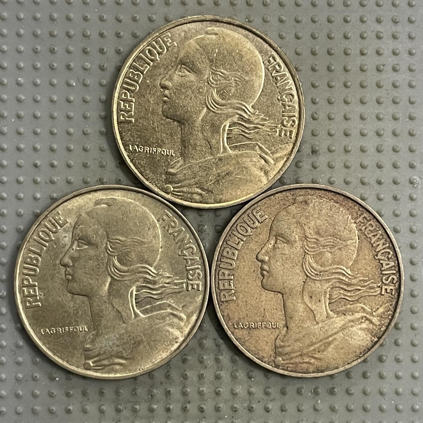 2026年第5场各国散币拍卖（总第155场） 法国20生丁3枚