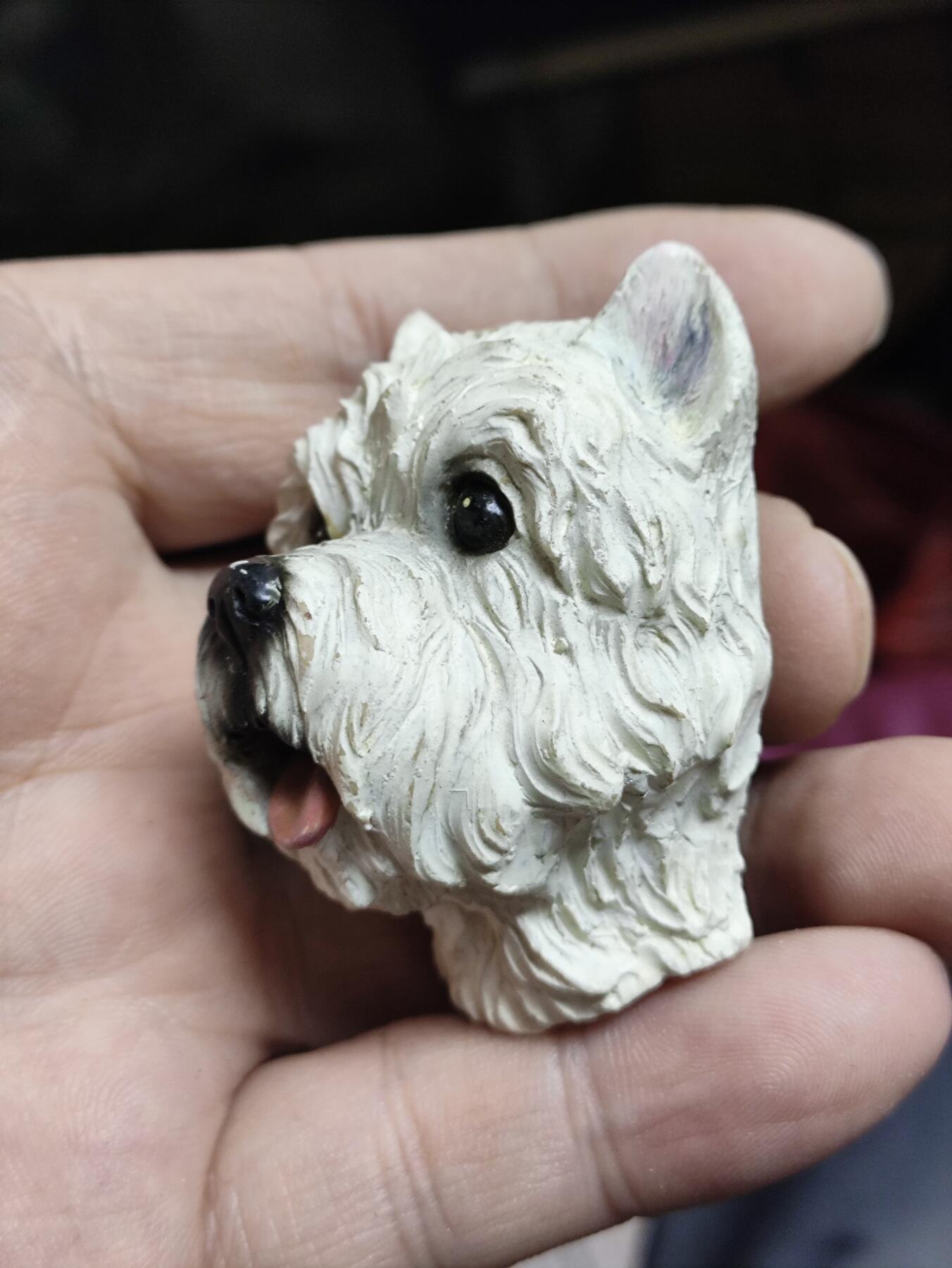 风光无限，精美冰箱贴A 西高地白梗造型的创意磁性树脂冰箱贴‌