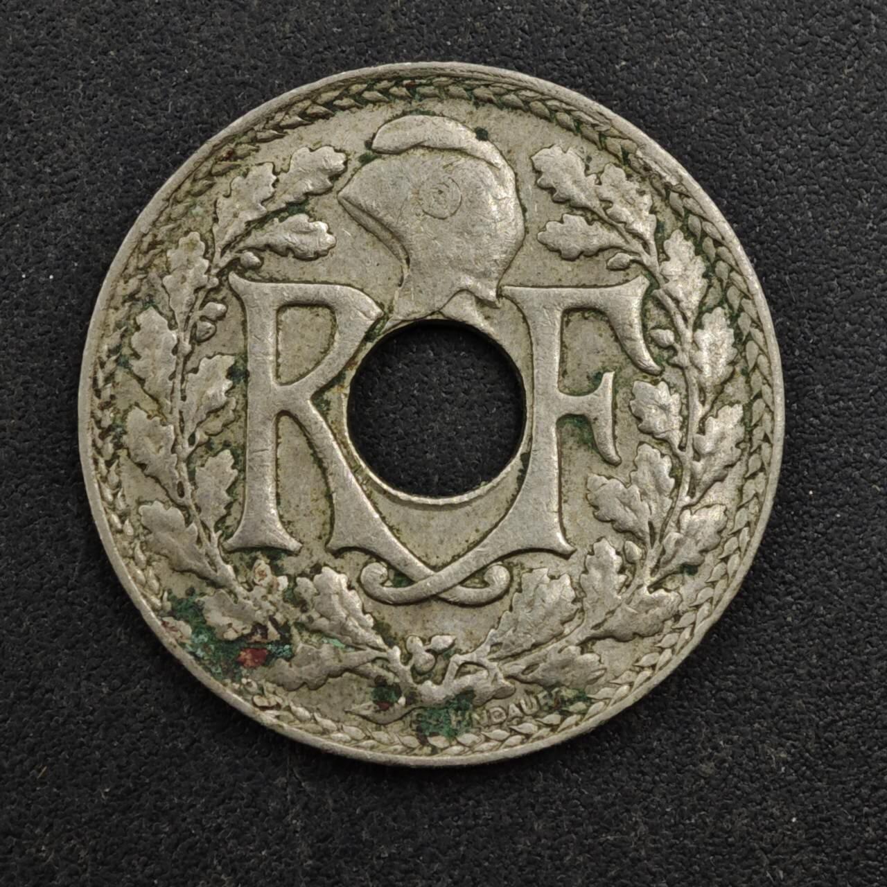 【淘币小摊】实时拍第八百四十三拍   散币场   满百包邮可预留二周 每周一统一发货   法国1924年10分镍币