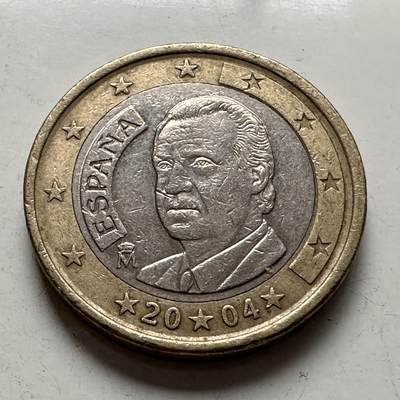 🌹外币初藏🌹🐯2026年第5场  每周二四六晚8️⃣点 接代拍 - 西班牙2004年1欧元