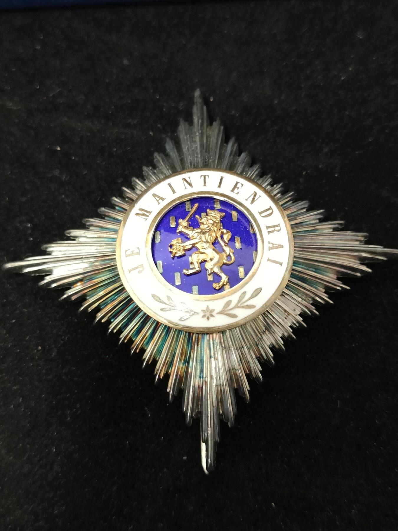 0元起拍勋章 第324期 咸鱼国勋章拍卖专场 1月11日（周日）下午6：00开始 纯银珐琅 大军官级荷兰奥兰治拿骚勋章