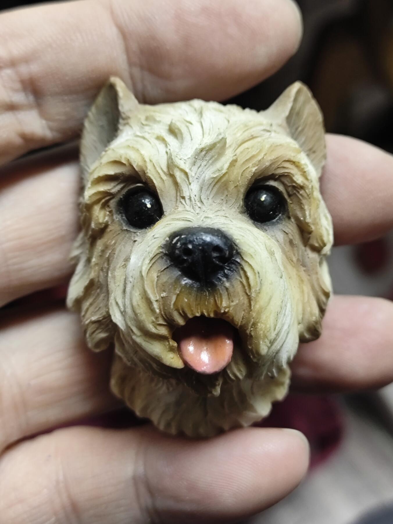 风光无限，精美冰箱贴A 西高地白梗造型的创意磁性树脂冰箱贴‌