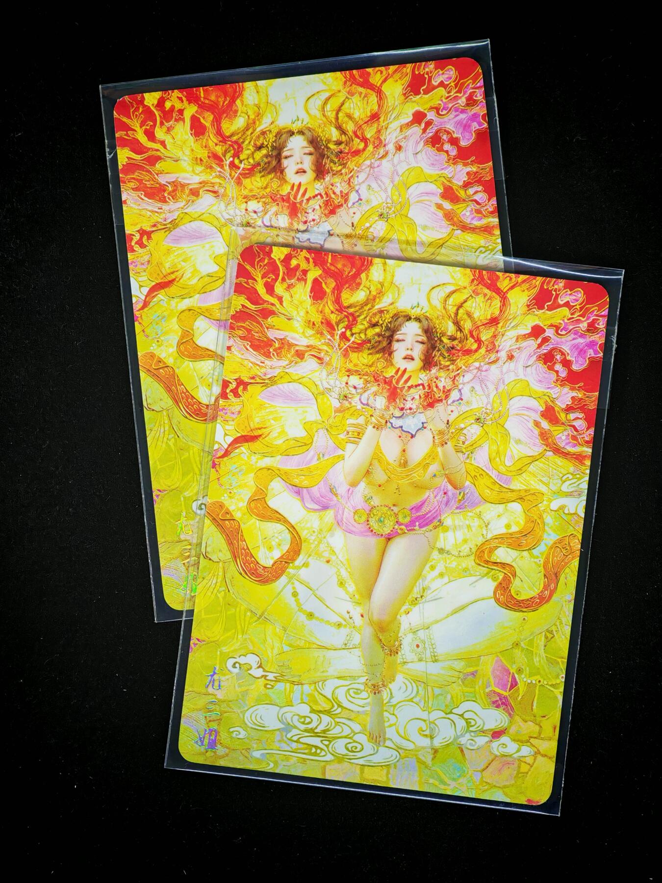 琦卡当当铺～第28期★★各种小漏~支持寄存★★~【9点40结束】扫码加群抽[包邮券]~ 焱卡文化 燎原卡牌-刷子ST Brush 人间传-普卡-太虚幻境尤三姐-对卡-2张