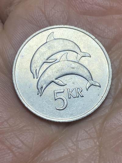 2026年第五场(总第一百七十四场）外国好品散币场(免佣金) - 冰岛🇮🇸1987年5克朗(第二套第一版，铜镍材质无磁版)