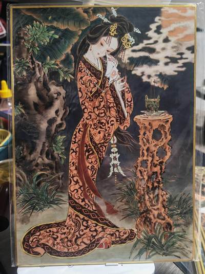 阳大大卡牌拍卖第92期（持续收拍品，周五晚上九点截拍，进群福利早知道） - 【A4色纸】山河潮玩 华夏惊鸿录 心染 四大美女 貂蝉