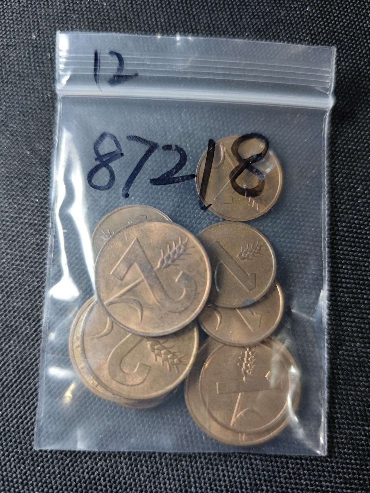 KK钱币收藏小铺  第387期  2月预留时间 周末发货  瑞士一组12枚铜币