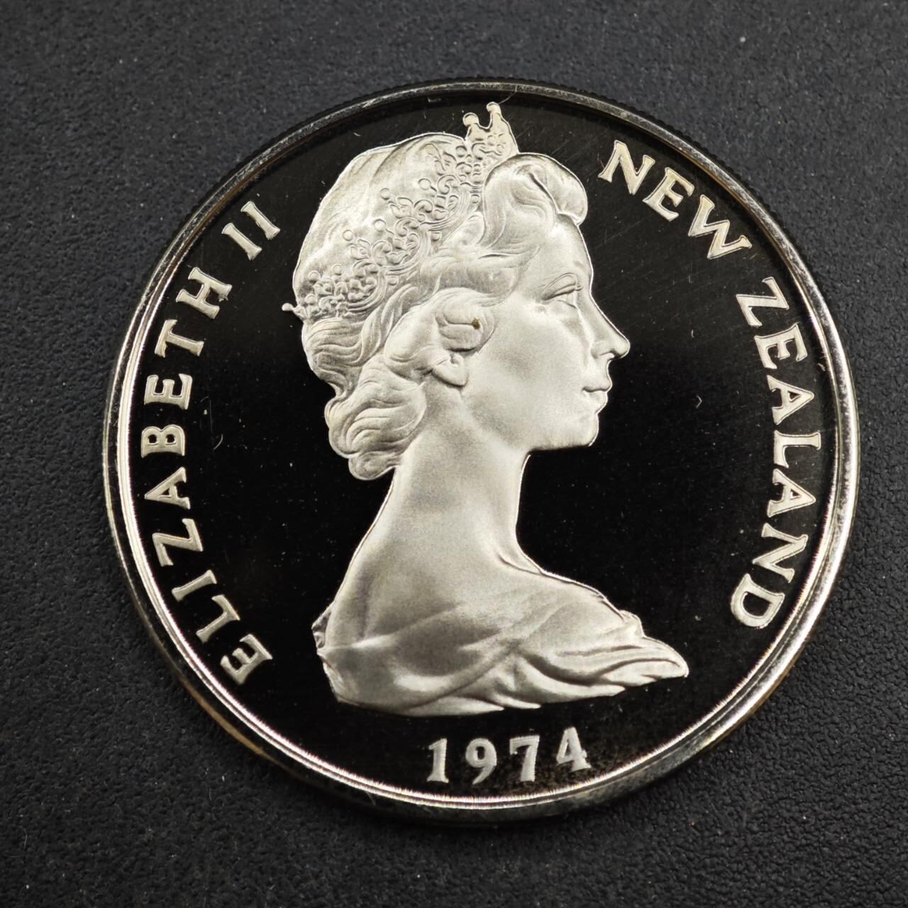 【淘币小摊】实时拍第八百四十三拍   散币场   满百包邮可预留二周 每周一统一发货   新西兰1974年20分精制镍币