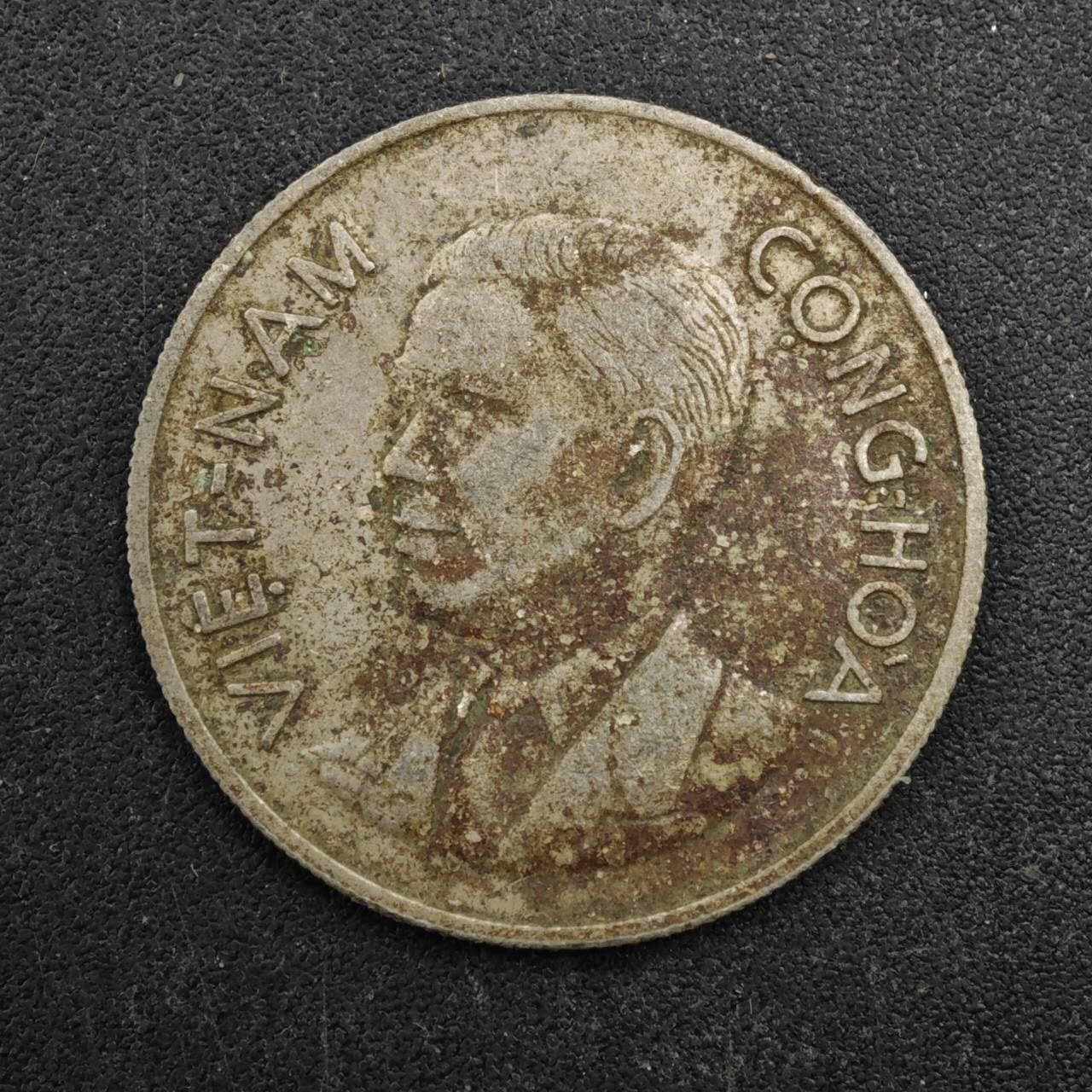 【淘币小摊】实时拍第八百四十三拍   散币场   满百包邮可预留二周 每周一统一发货   越南1960年1盾镍币