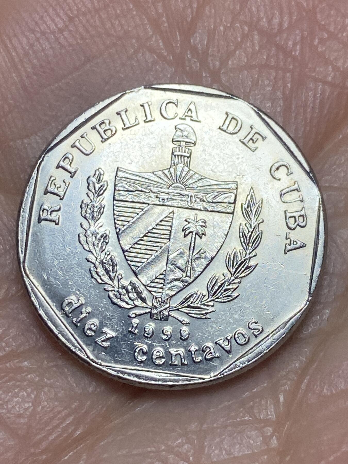 2026年第五场(总第一百七十四场）外国好品散币场(免佣金) 古巴🇨🇺1999年10分(旅游外汇币，第二版)