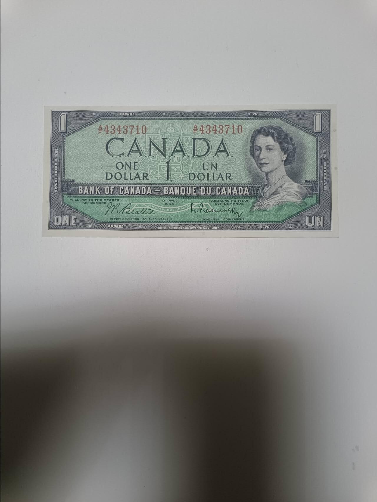 【20260110】非全新纸币和硬币第323场 加拿大1加元，好品