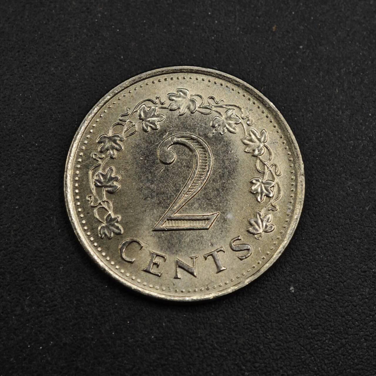 【淘币小摊】实时拍第八百四十三拍   散币场   满百包邮可预留二周 每周一统一发货   马耳他1982年2分镍币