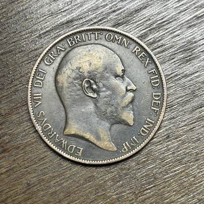 【铜匠收藏】★第135场★散币场，不寄存！！无佣金，30包邮。不满30元，支付5元运费。《接受代拍 代送NGC评级》 - 1902 爱德华七世 1便士 铜币