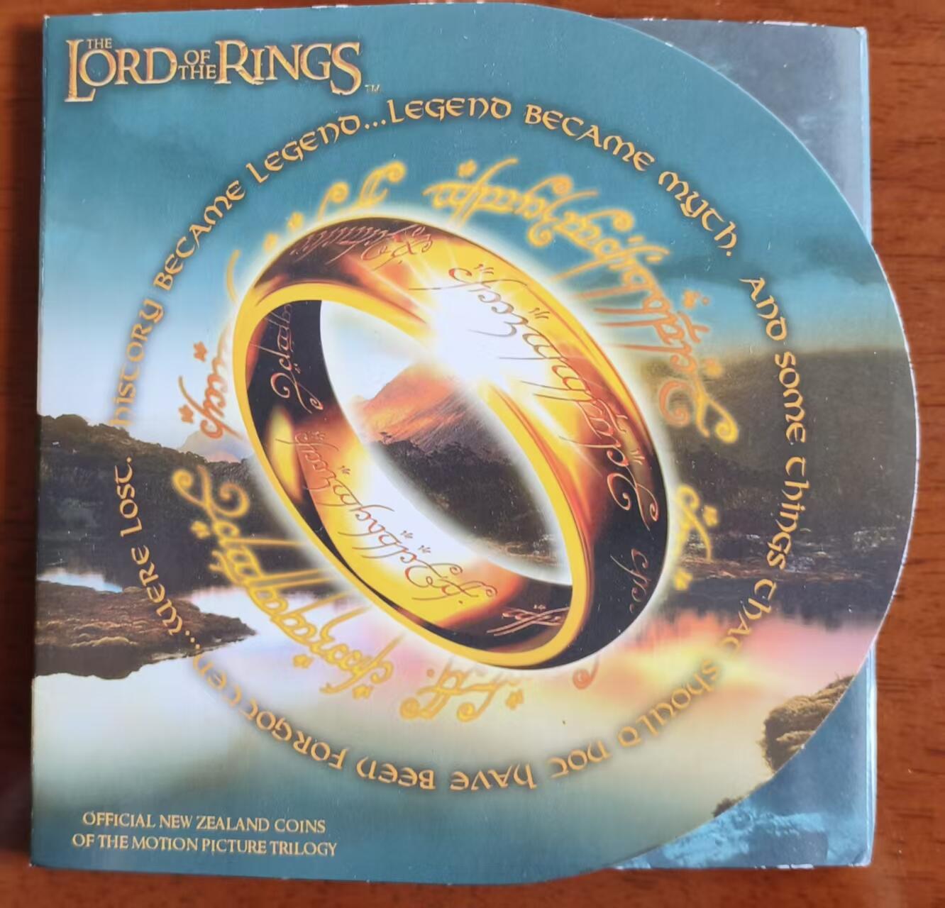 ❤️【币观天下】❤️ 第338期钱币拍卖- 2026.1.9周五晚上6点半场-长期征集拍品 新西兰 指环王一元三枚套MS