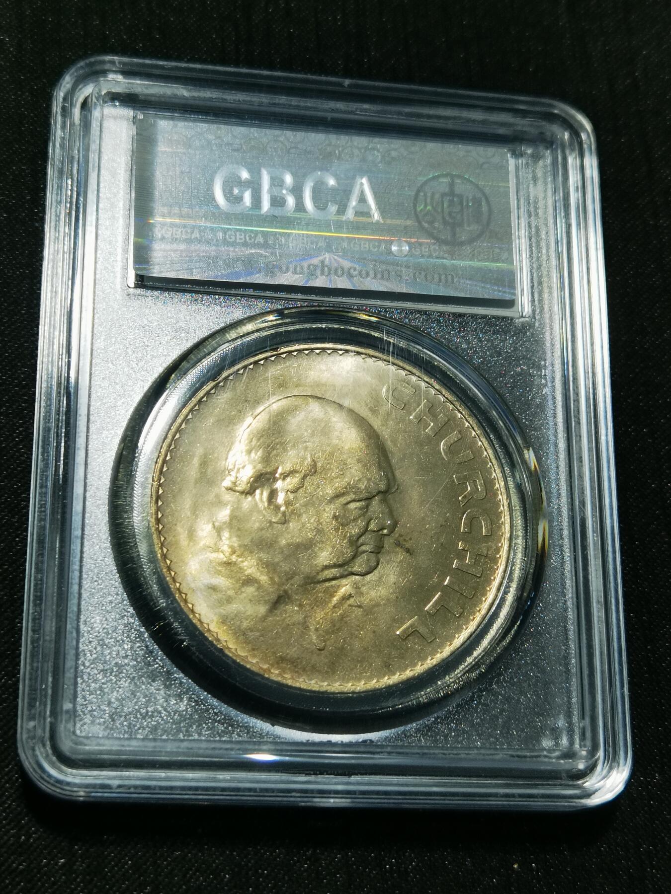 天下钱庄专场欢迎参拍 英国丘吉尔纪念，镍币