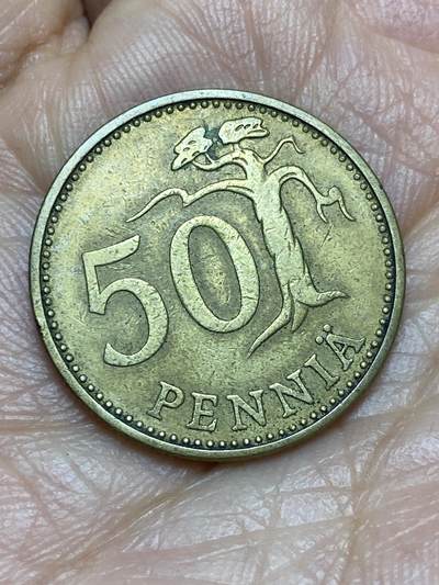 2026年第五场(总第一百七十四场）外国好品散币场(免佣金) - 芬兰🇫🇮1963年50盆尼(S标)