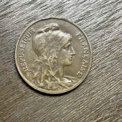 【铜匠收藏】★第135场★散币场，不寄存！！无佣金，30包邮。不满30元，支付5元运费。《接受代拍 代送NGC评级》 - 1904 法国 战神母子 10分