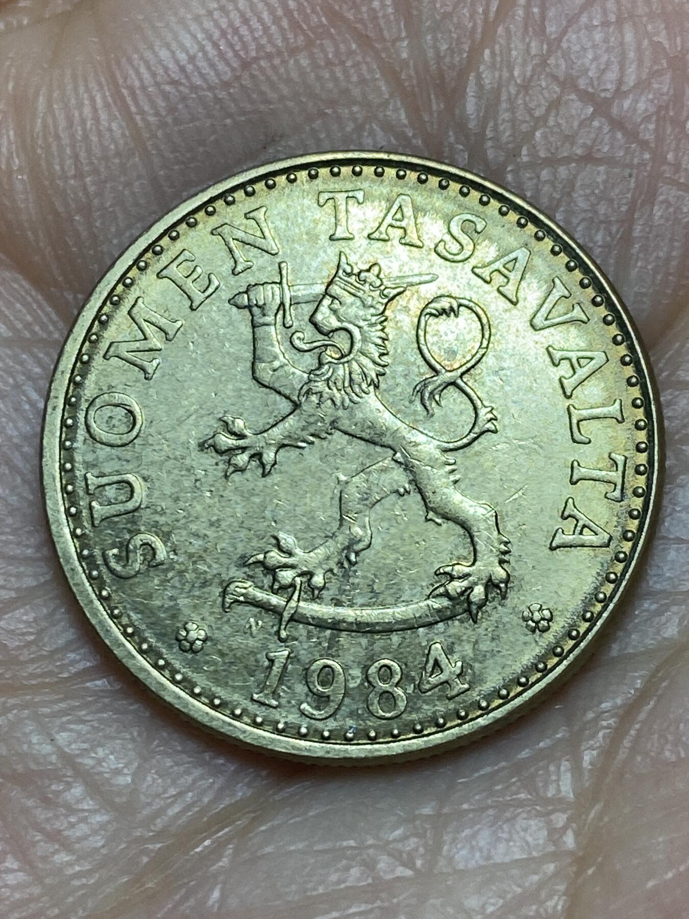 2026年第五场(总第一百七十四场）外国好品散币场(免佣金) 芬兰🇫🇮1984年20盆尼(N标)