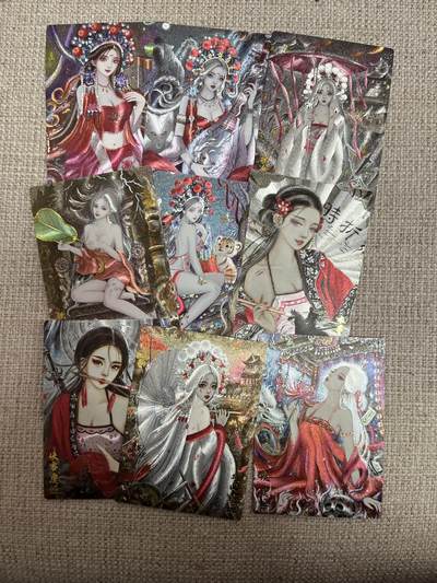 欢迎送拍、零成本上架，释放现金流，合理分配上拍卡品 - 【折光一套】红玫瑰 9张 墨婉文化