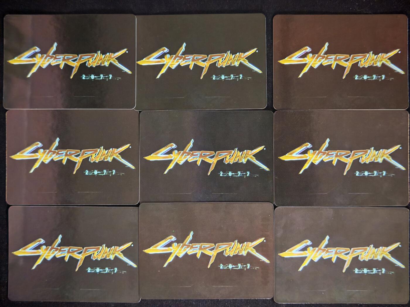 琦卡当当铺～第28期★★各种小漏~支持寄存★★~【9点40结束】扫码加群抽[包邮券]~ 2077游戏普卡一套-9张