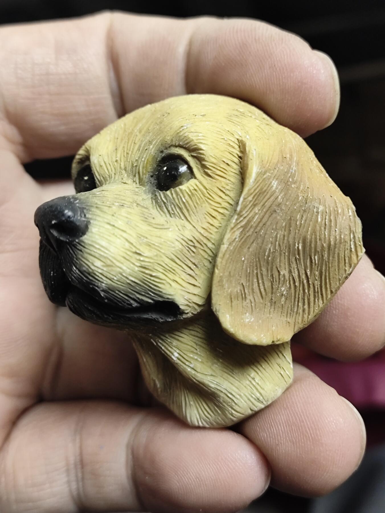 风光无限，精美冰箱贴A 拉布拉多造型的创意磁性树脂冰箱贴‌