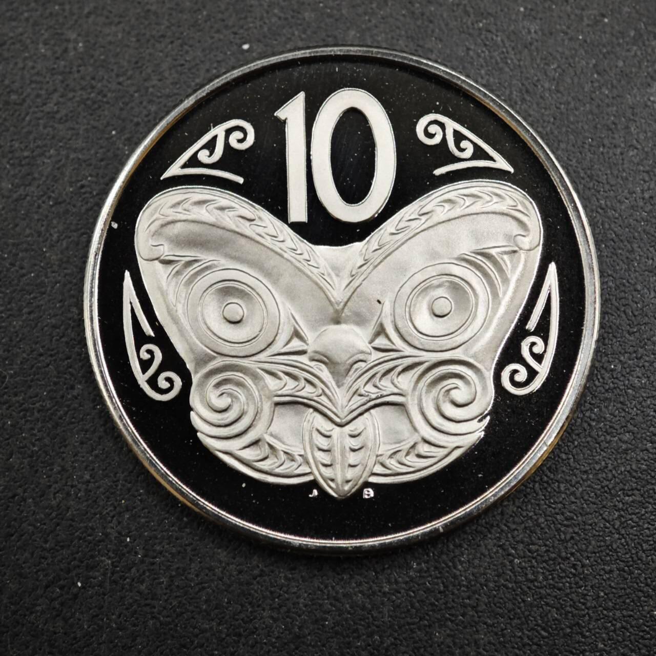 【淘币小摊】实时拍第八百四十三拍   散币场   满百包邮可预留二周 每周一统一发货   新西兰1974年10分精制镍币