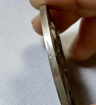 甄臻铺-世界币章拍卖（第46期）送拍享返佣金等优惠多多（1月10日精品场，敬请期待） 法国电力公司镀银大铜章 55mm 70g，细节见图