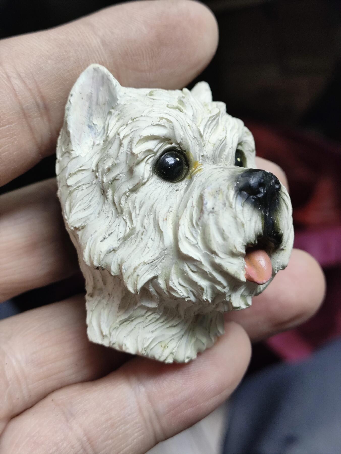 风光无限，精美冰箱贴A 西高地白梗造型的创意磁性树脂冰箱贴‌