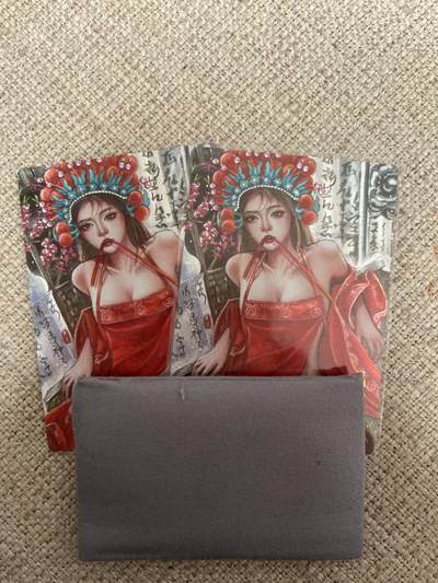 欢迎送拍、零成本上架，释放现金流，合理分配上拍卡品 - 【折光一对】郑幼珊 戏曲虞姬 墨婉文化