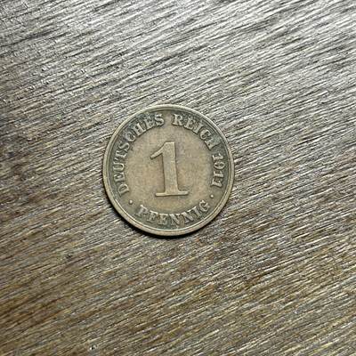 【铜匠收藏】★第135场★散币场，不寄存！！无佣金，30包邮。不满30元，支付5元运费。《接受代拍 代送NGC评级》 - 1911A 德国 1芬尼 铜币