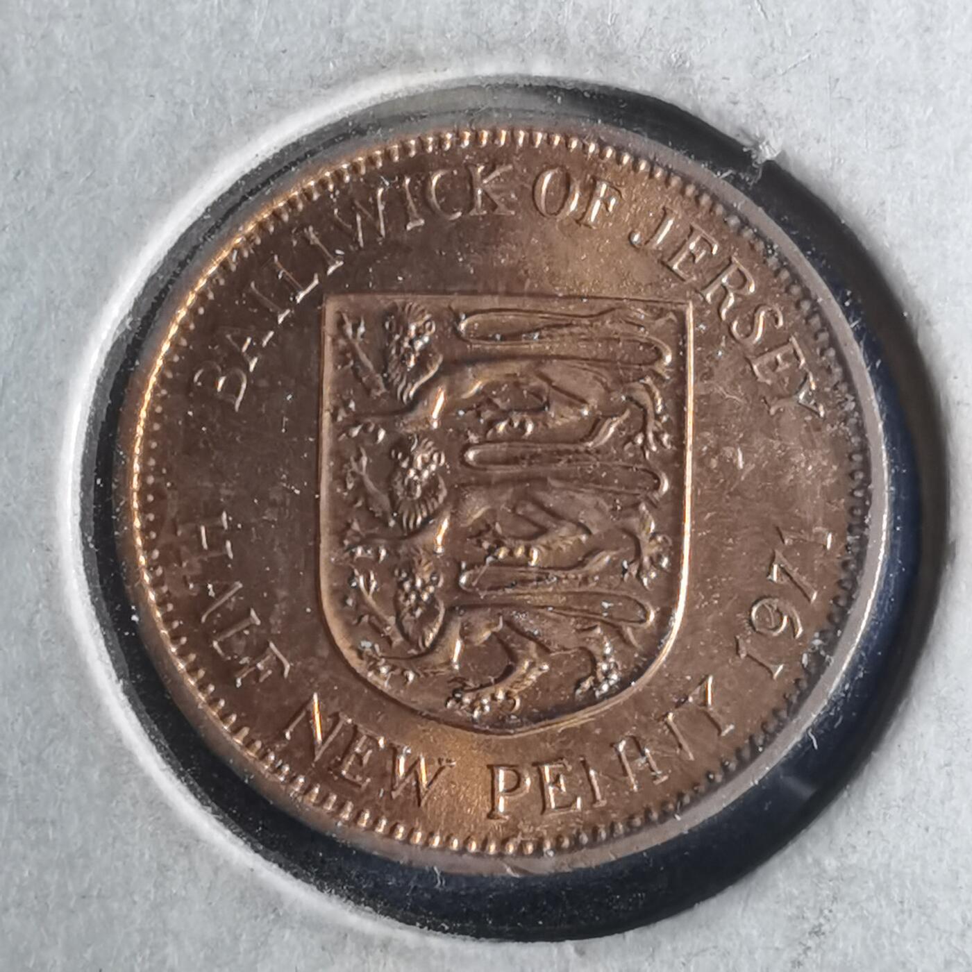 沼泽如烟--第956场 泽西1971年半便士