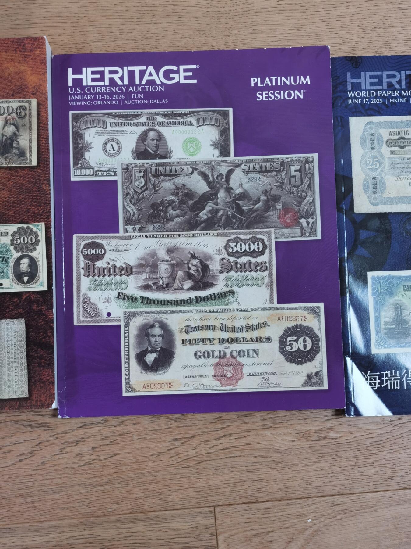 甄臻铺-世界币章拍卖（第46期）送拍享返佣金等优惠多多（1月10日精品场，敬请期待） HA拍卖书籍，包括1月份即将举行的拍卖，该项顺丰到付