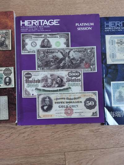 甄臻铺-世界币章拍卖（第46期）送拍享返佣金等优惠多多（1月10日精品场，敬请期待） HA拍卖书籍，包括1月份即将举行的拍卖，该项顺丰到付