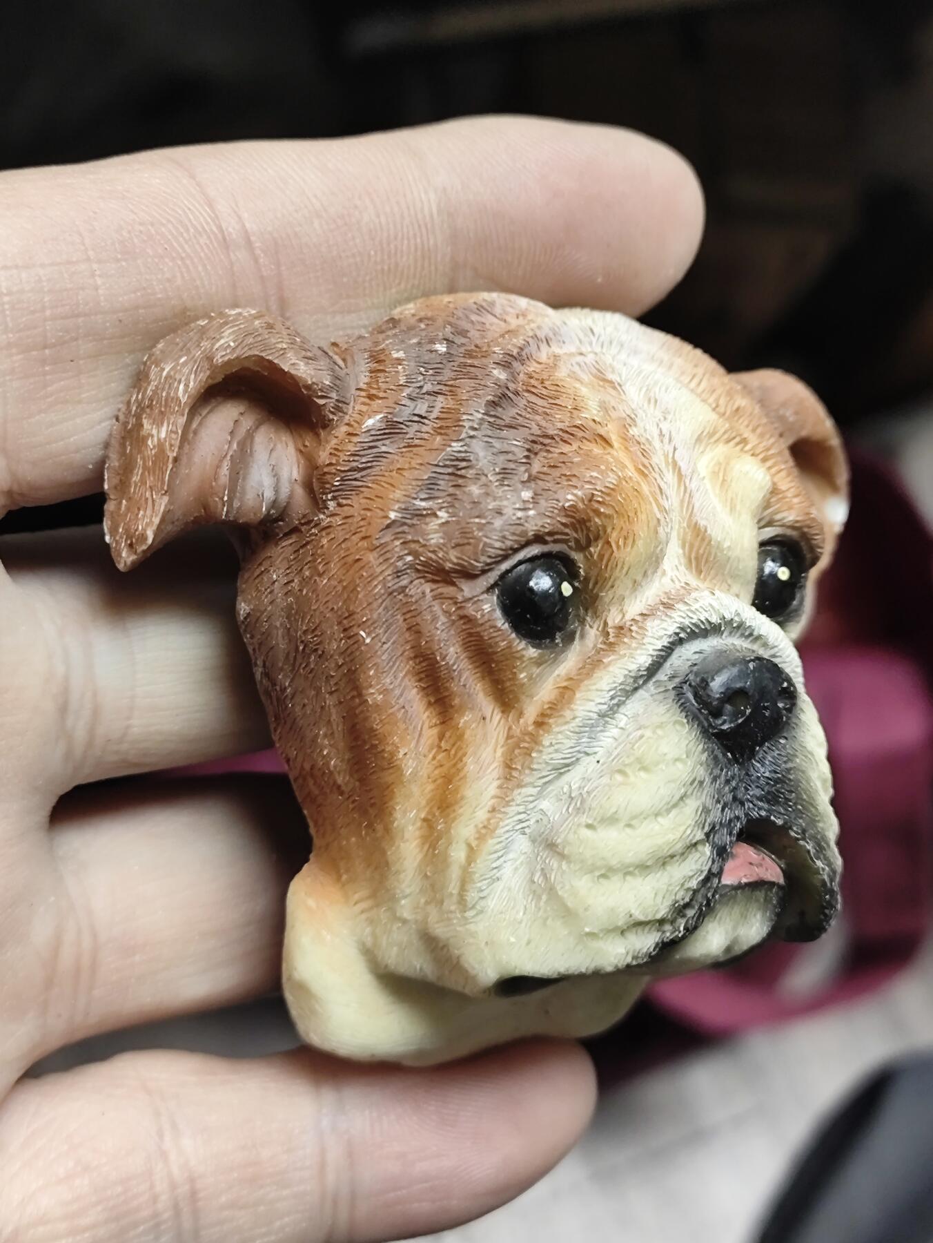 风光无限，精美冰箱贴A 法国斗牛犬造型的创意磁性树脂冰箱贴‌