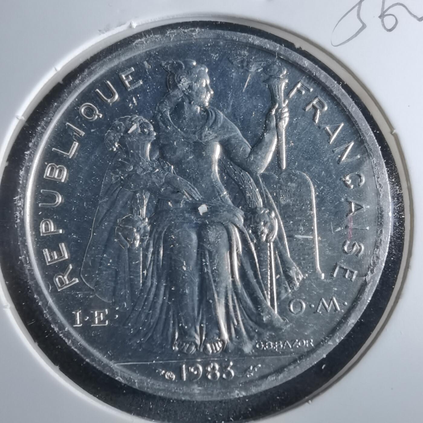 沼泽如烟--第956场 法属新喀里多尼亚1983年5法郎