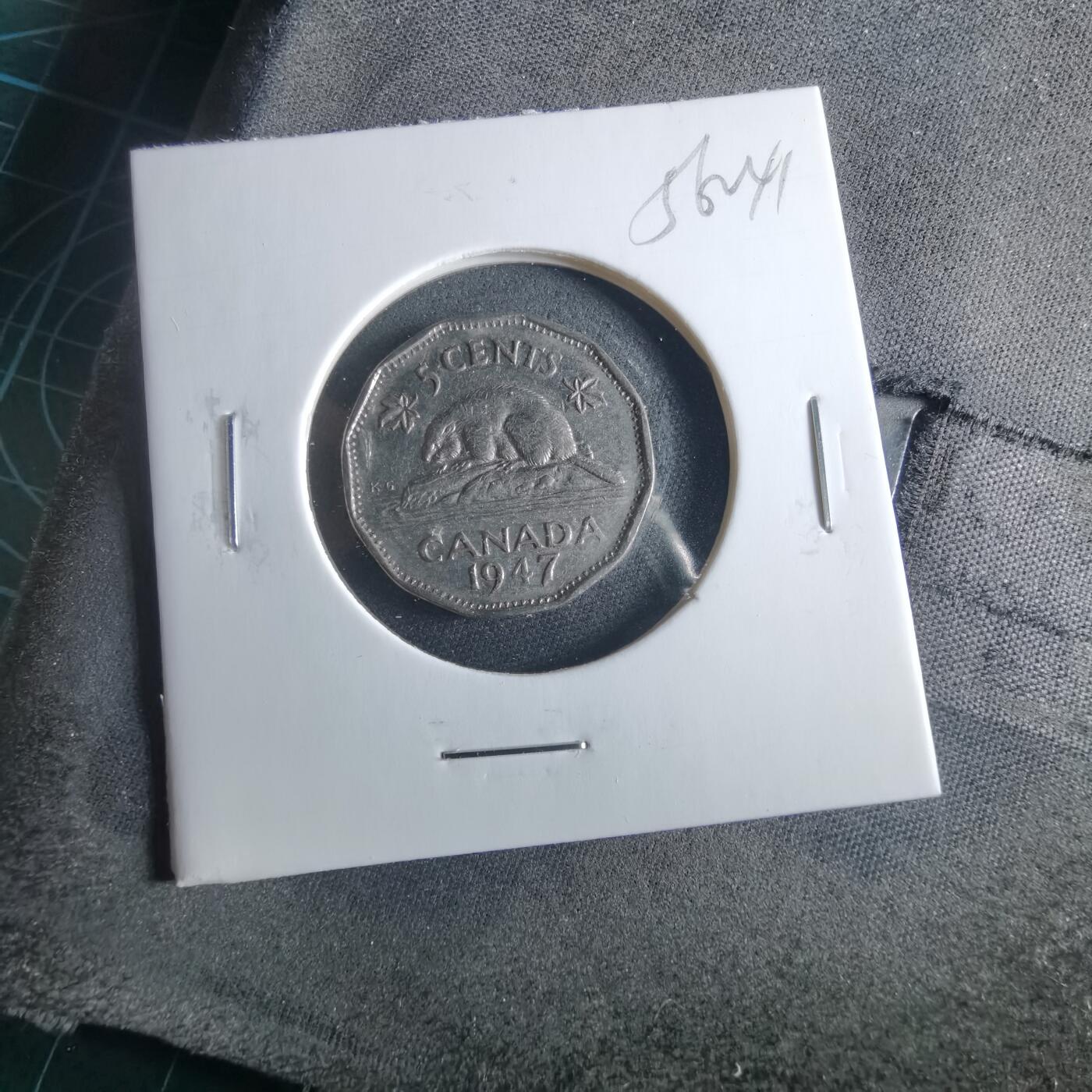 沼泽如烟--第956场 加拿大1947年五分