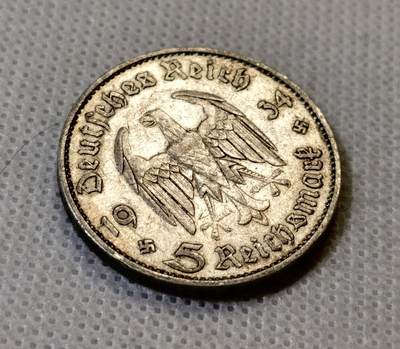 甄臻铺-世界币章拍卖（第46期）送拍享返佣金等优惠多多（1月10日精品场，敬请期待） 德国教堂加字5马克，细节见图