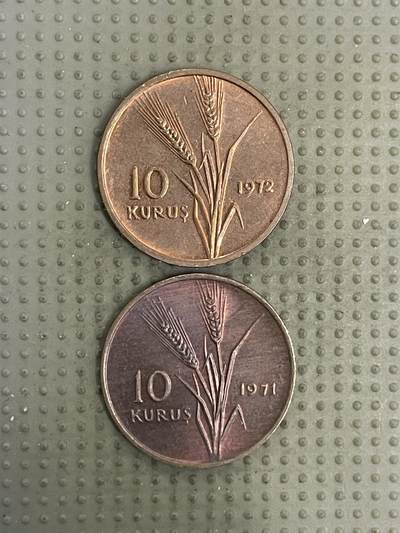2026年第4场各国散币拍卖（总第154场） - 土耳其10库鲁斯2枚