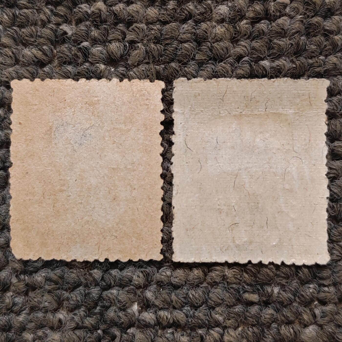 民东北普10 牡丹江加盖邮票2枚全