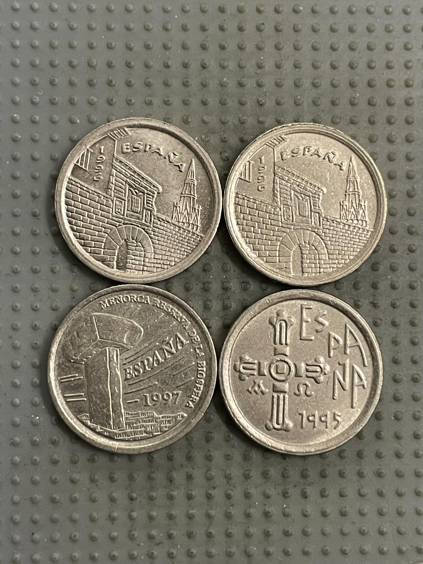 2026年第5场各国散币拍卖（总第155场） 西班牙5比赛塔纪念币4枚